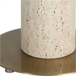 Uttermost Halen Brass Floor Lamp in Brass and Gold