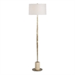 Uttermost Halen Brass Floor Lamp in Brass and Gold