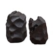 Uttermost Ember Root Teak Sculpture in Black (Set of 2)
