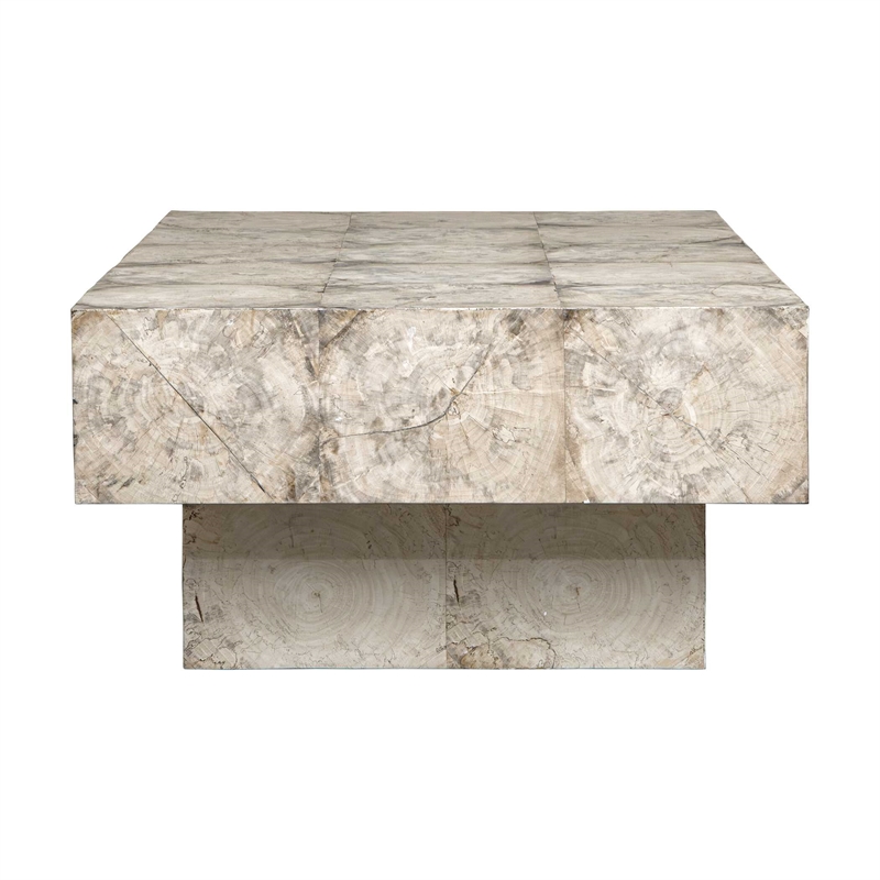 Uttermost Kotoa Coffee Table in Bleached White