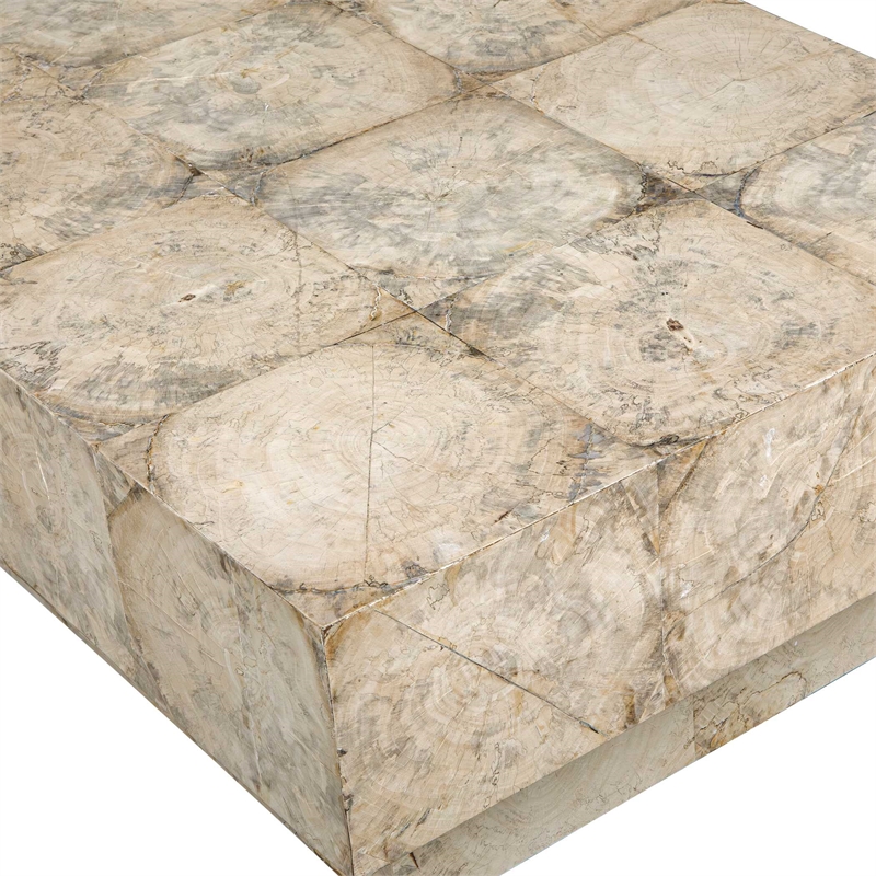 Uttermost Kotoa Coffee Table in Bleached White
