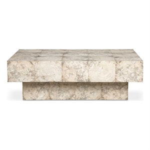 Uttermost Kotoa Coffee Table in Bleached White