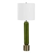 Uttermost Aspis Glass Table Lamp in Green