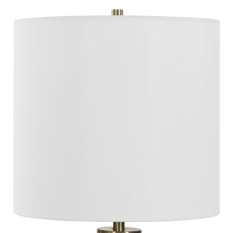 Uttermost Aspis Glass Table Lamp in Green