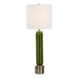 Uttermost Aspis Glass Table Lamp in Green
