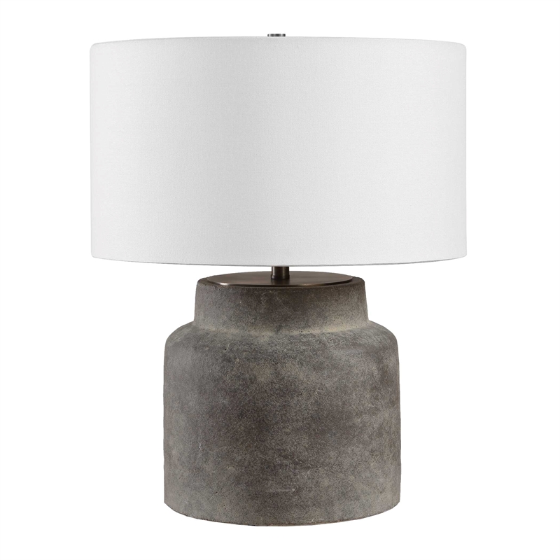 Uttermost Benedet Table Lamp in Gray Wash