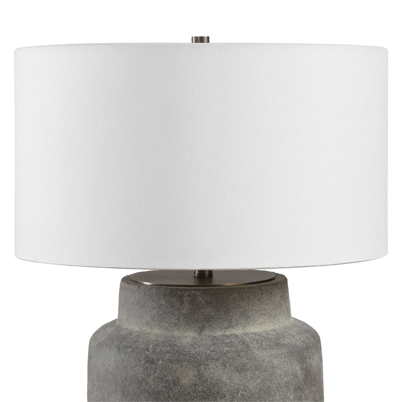 Uttermost Benedet Table Lamp in Gray Wash