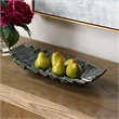 Uttermost Harbor Ridge Bowl in Olive Green