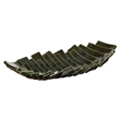 Uttermost Harbor Ridge Bowl in Olive Green