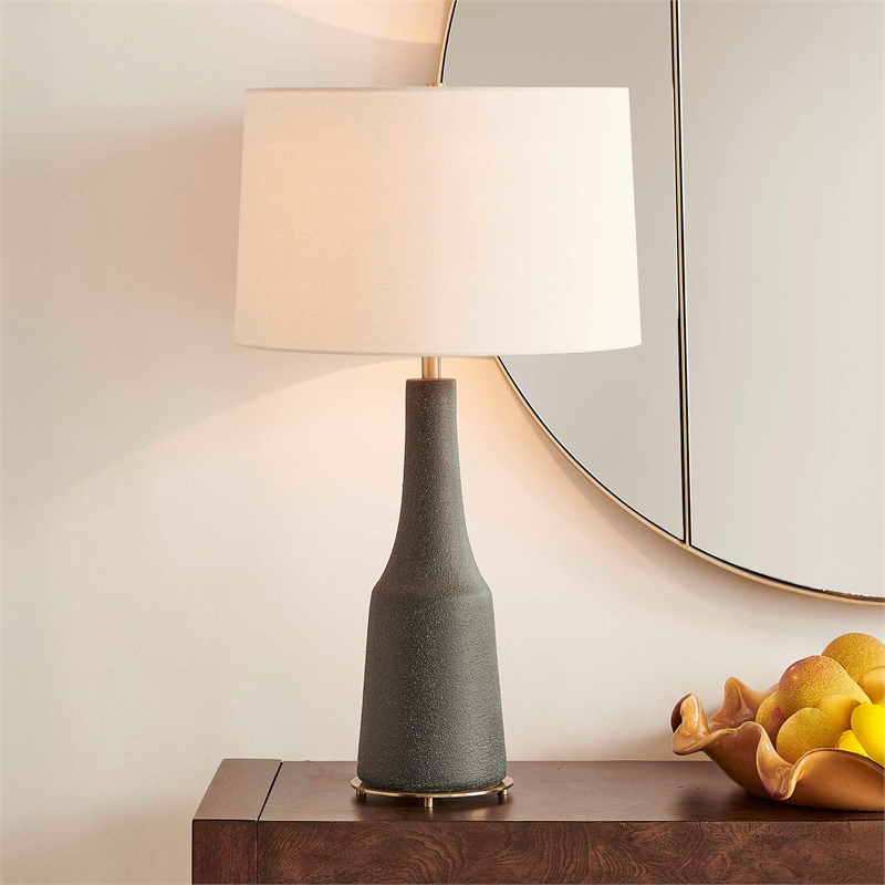 Uttermost Slovis Table Lamp in  Dark Gray