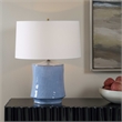 Uttermost Kamara Table Lamp in Powder Blue