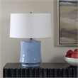 Uttermost Kamara Table Lamp in Powder Blue