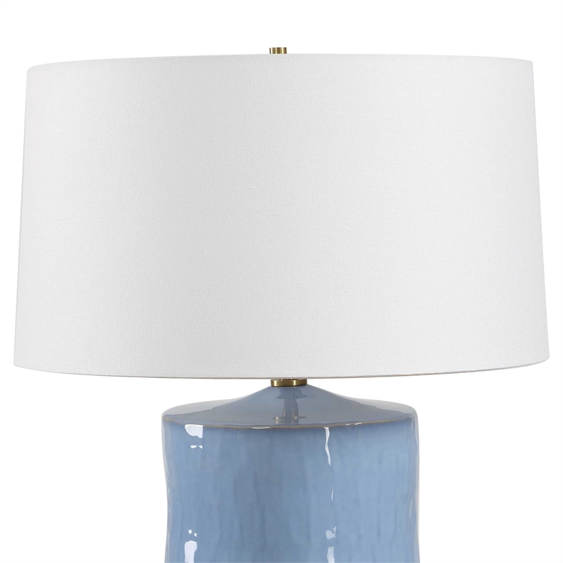 Uttermost Kamara Table Lamp in Powder Blue