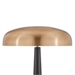 Uttermost Davis Floor Lamp in Black/Brass and Gold