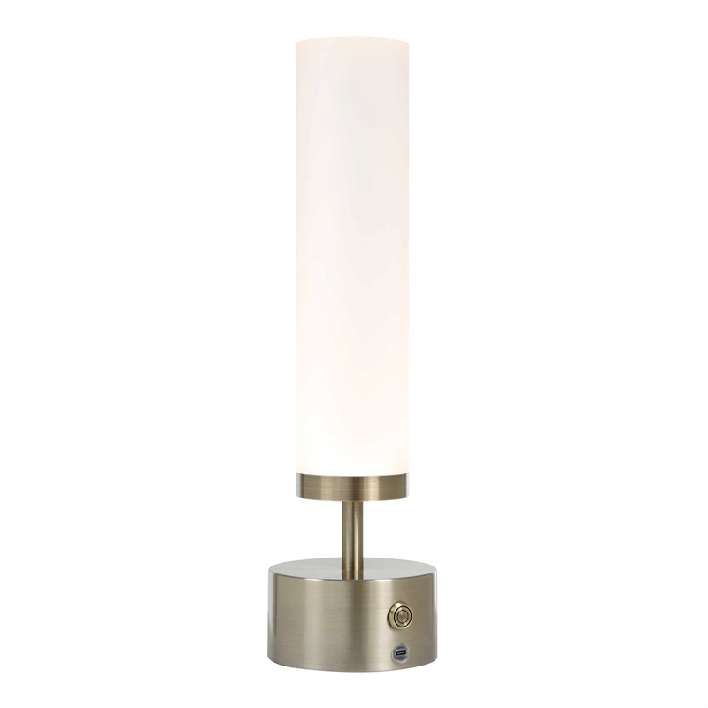 Uttermost Auden Rechargeable LED Accent Lamp in Brass and Gold