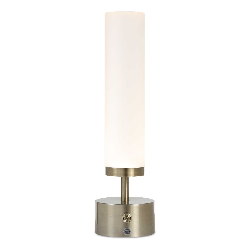 Uttermost Auden Rechargeable LED Accent Lamp in Brass and Gold