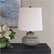 Uttermost Wester Ceramic Table Lamp in Brown and Gray