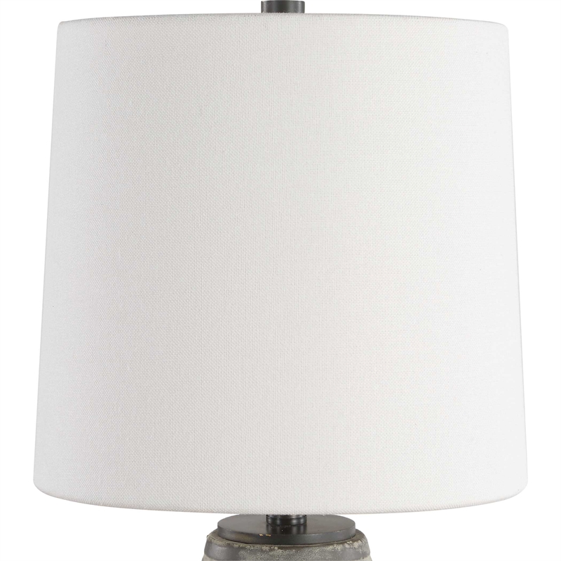 Uttermost Wester Ceramic Table Lamp in Brown and Gray