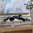 Uttermost Charred Timber Sculpture in Black