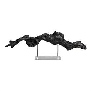 Uttermost Charred Timber Sculpture in Black