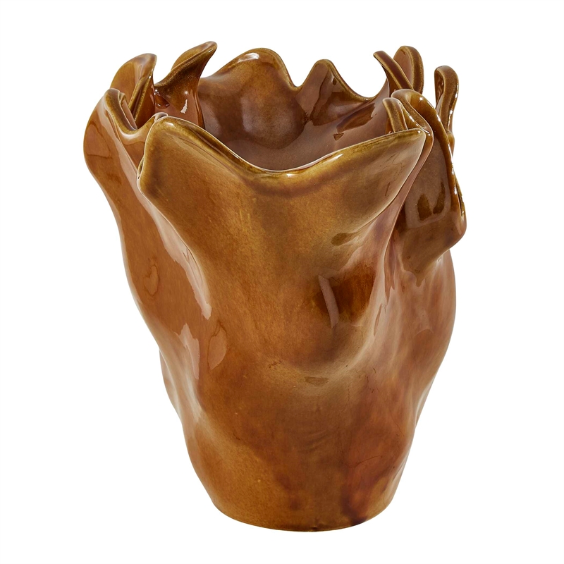 Uttermost Amber Tide Indoor-Outdoor Bowl in Brown