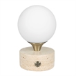 Uttermost Abril Rechargeable LED Accent Lamp in Brass and Gold