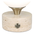 Uttermost Abril Rechargeable LED Accent Lamp in Brass and Gold