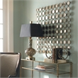 Uttermost Dinuba Contemporary Metal Mirror in Lightly Antiqued Silver