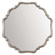 Uttermost Valentia Contemporary Metal and Resin Mirror in Oxidized Silver/Gray