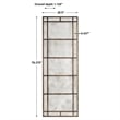 Uttermost Avidan Contemporary Style Metal Mirror in Antique Gold