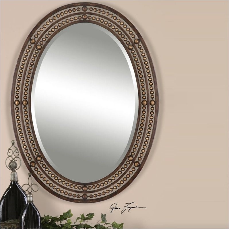 Uttermost Matney Mirror in Distressed Oil Rubbed Bronze 13716