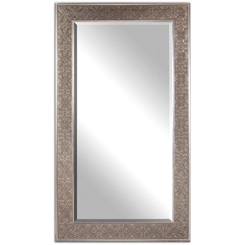 Uttermost Villata Mirror In Antique Silver Champagne