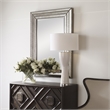 Uttermost Seymour Contemporary Wood Mirror in Antique Silver Finish