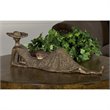 Uttermost Summer Days Resin Heavily Textured Sculpture in Antique Bronze