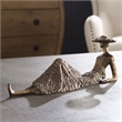 Uttermost Summer Days Resin Heavily Textured Sculpture in Antique Bronze