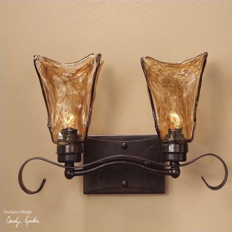 Uttermost Vetraio 2 Light Vanity Strip in Oil Rubbed Bronze - 22800