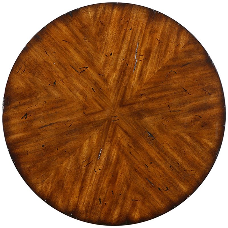 Uttermost Carmel Traditional MDF Wood End Table in Old Barn/Walnut