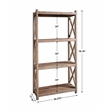 Uttermost Stratford Reclaimed Fir Wood Etagere in Light Gray Glaze