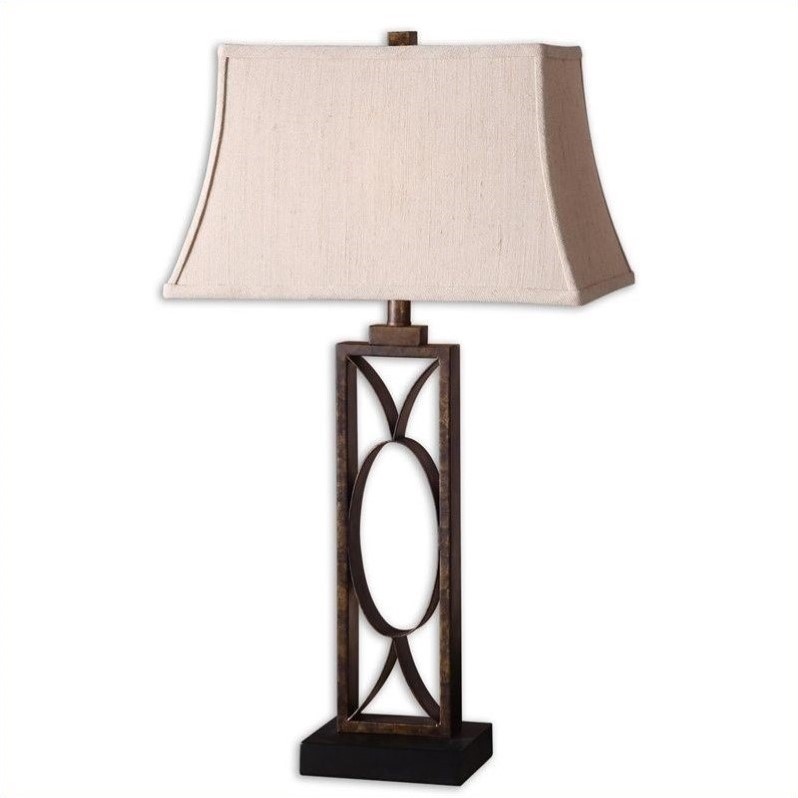 Uttermost Manicopa Table Lamp In, Uttermost Xander Distressed Bronze Table Lamp
