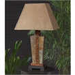 Uttermost Indoor and Outdoor Slate Accent Lamp in Hammered Copper