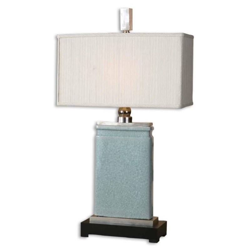 Uttermost Azure Led Porcelain Table Lamp In Light Blue 27752 1 Uttermost Azure Led Porcelain Table Lamp In Light Blue