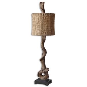 uttermost driftwood buffet lamp in weathered driftwood