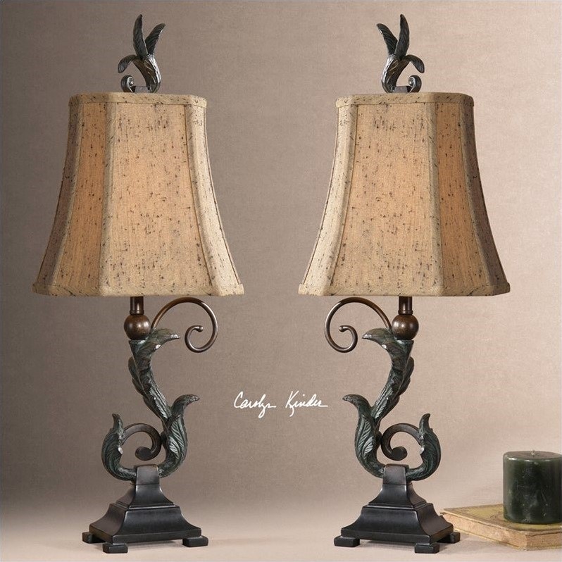 Uttermost Caperana Buffet Lamps In Matte Black Set Of 2 29271 Uttermost Caperana Buffet Lamps In Matte Black Set Of 2