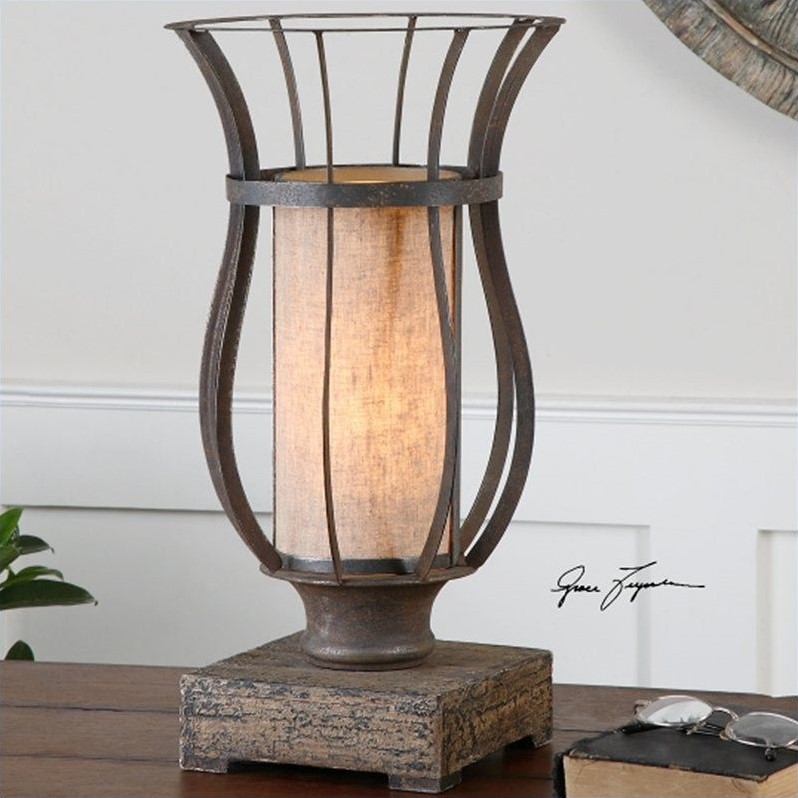 rustic accent lamp