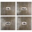 Uttermost Historical Buildings MDF Framed Art in Silver/Light Brown (Set of 4)