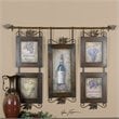 Uttermost Hanging Wine Distressing Metal Framed Art in Brown and Black