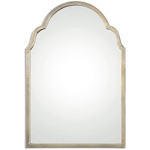 uttermost brayden petite silver arch mirror