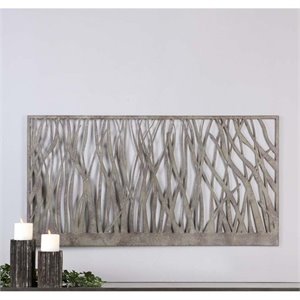 Uttermost Amadahy Contemporary Metal Wall Art in Rust-olive Green/Gray