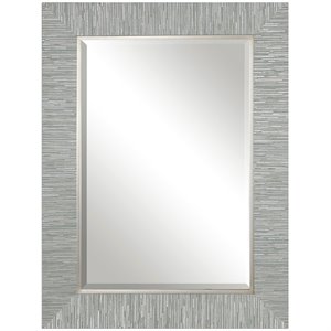uttermost belaya gray wood mirror