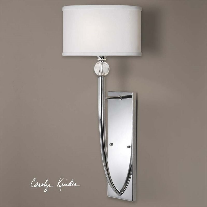 Uttermost Ven 1 Light Chrome Wall Sconce